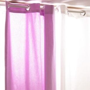 coloration metal ring curtain - violet